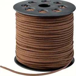  SEMIŠOVÁ ŠŇŮRA PLOCHÁ 1 m 2.6mm Hnědá 